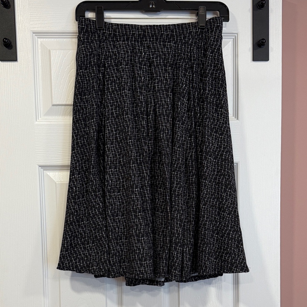 LuLaRoe Black and White A-Line Skirt